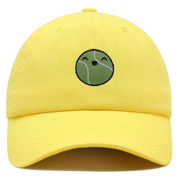 Happy Tennis ball Premium Dad Hat Embroidered Baseball Cap Sports Sharapova