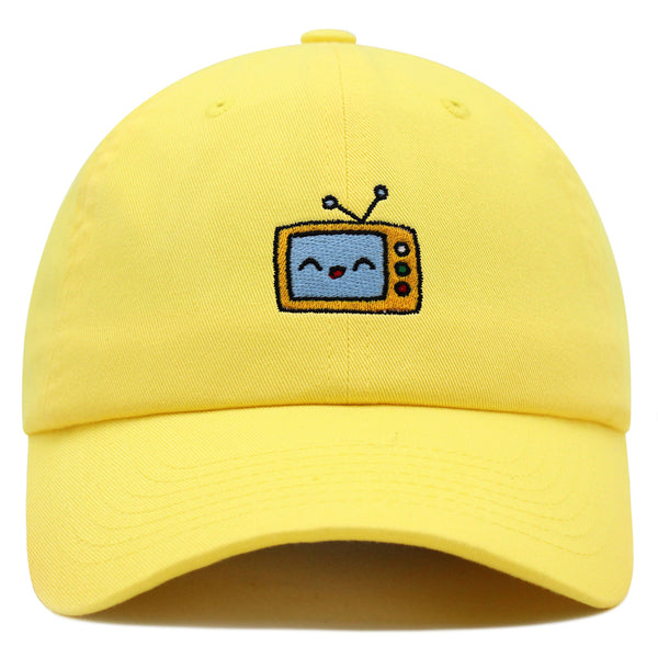 Analog TV Premium Dad Hat Embroidered Baseball Cap Television Retro Analog