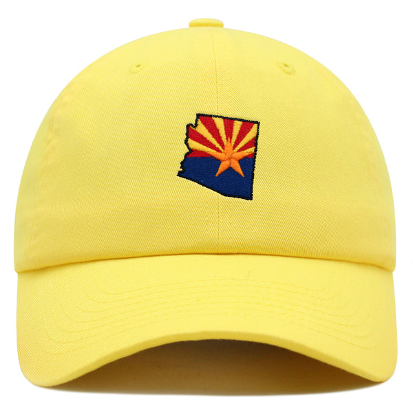 Arizona Flag Premium Dad Hat Embroidered Baseball Cap Arizona Tucson Pheonix