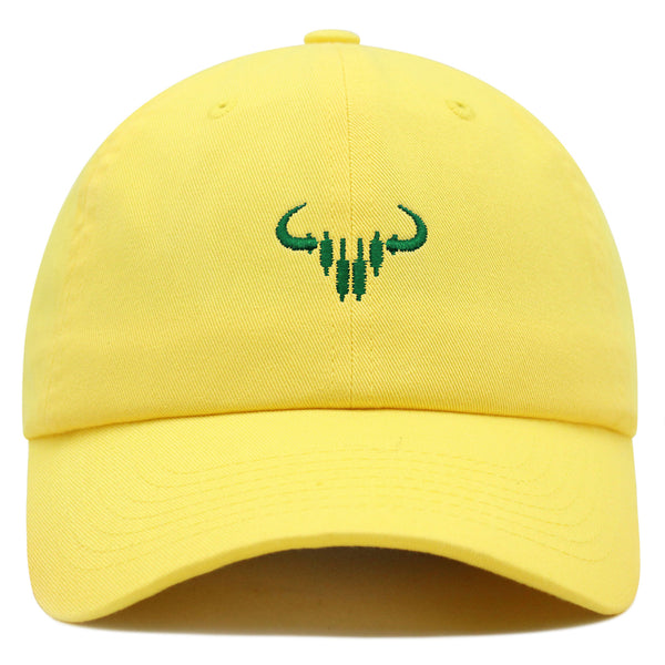 Bulls Premium Dad Hat Embroidered Baseball Cap Nasdaq Symbol Stocks