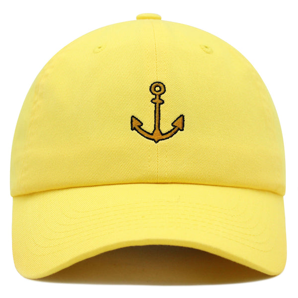 Anchor Premium Dad Hat Embroidered Baseball Cap Captain Boat Ship