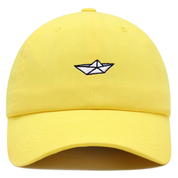 Paper Boat Premium Dad Hat Embroidered Baseball Cap Pond Memory