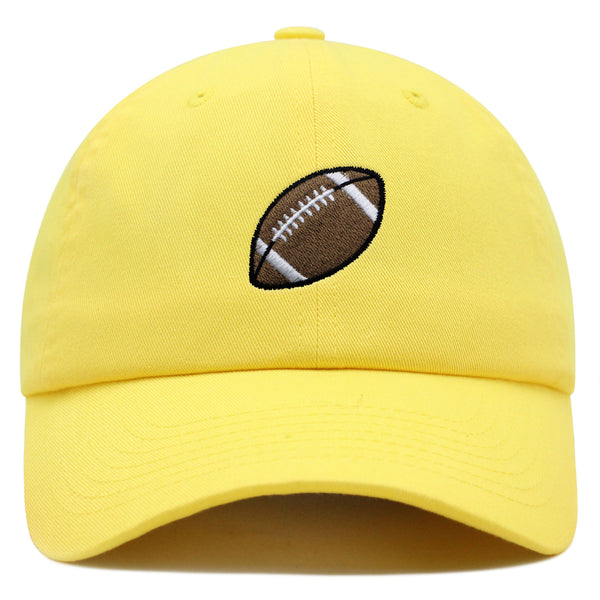 Football Premium Dad Hat Embroidered Baseball Cap Rugby Sports Fan