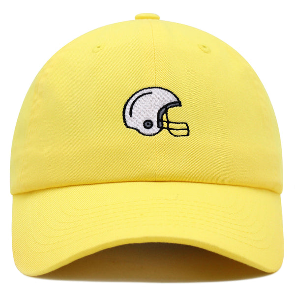 Football Helmet Premium Dad Hat Embroidered Baseball Cap Sports Fan Rugby