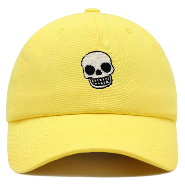 Skull Premium Dad Hat Embroidered Baseball Cap Girly Halloween