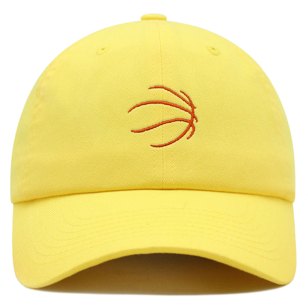 Basketball Silhouette Premium Dad Hat Embroidered Baseball Cap Sports Ball