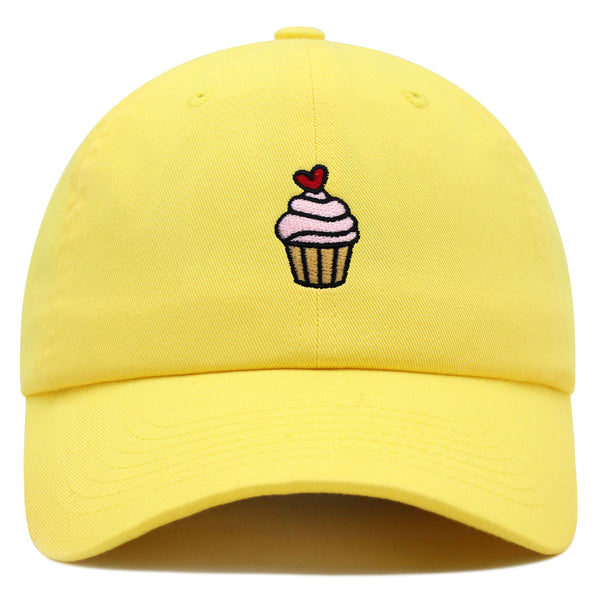 Pink Muffin Premium Dad Hat Embroidered Baseball Cap Cupcakes Snack