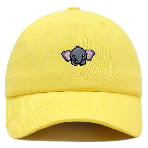 Elephant Premium Dad Hat Embroidered Baseball Cap Wild Cute