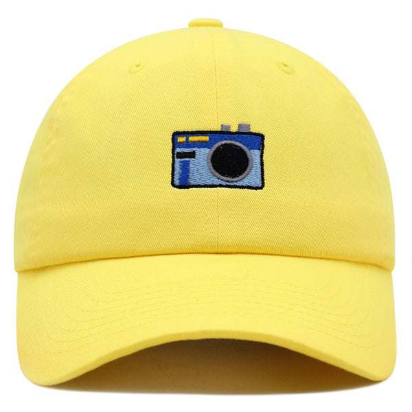 Camera Premium Dad Hat Embroidered Baseball Cap Digital Film