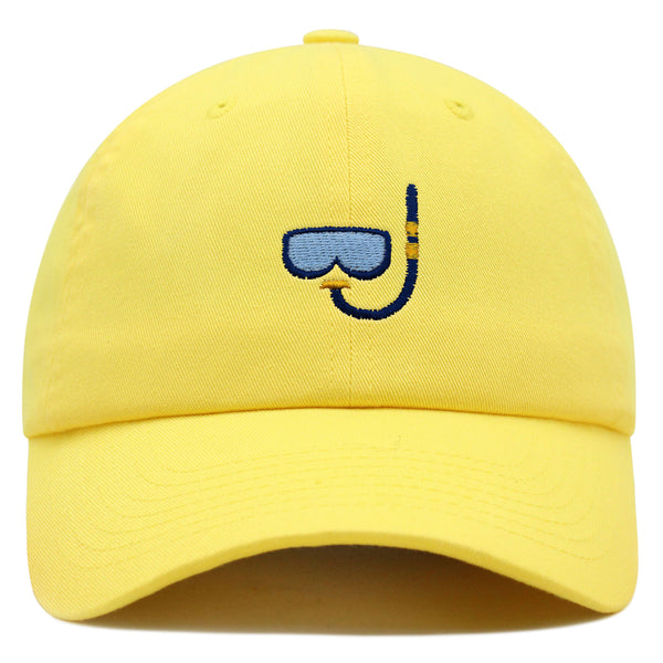 Snorkel Premium Dad Hat Embroidered Baseball Cap Diving Ocean