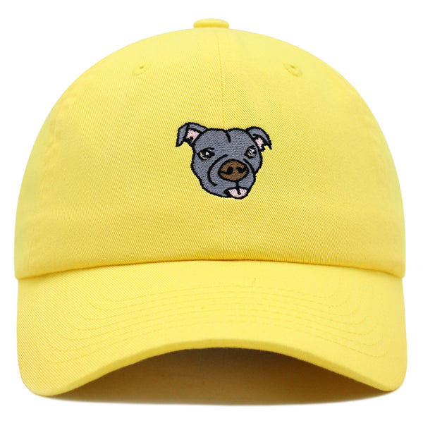 Pitbull Premium Dad Hat Embroidered Baseball Cap Dog Puppy