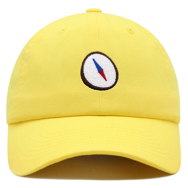 Compass Premium Dad Hat Embroidered Baseball Cap Explorer Adventure