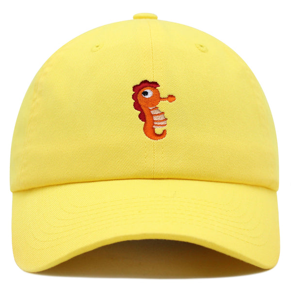 Sea Horse Premium Dad Hat Embroidered Baseball Cap Ocean Fish