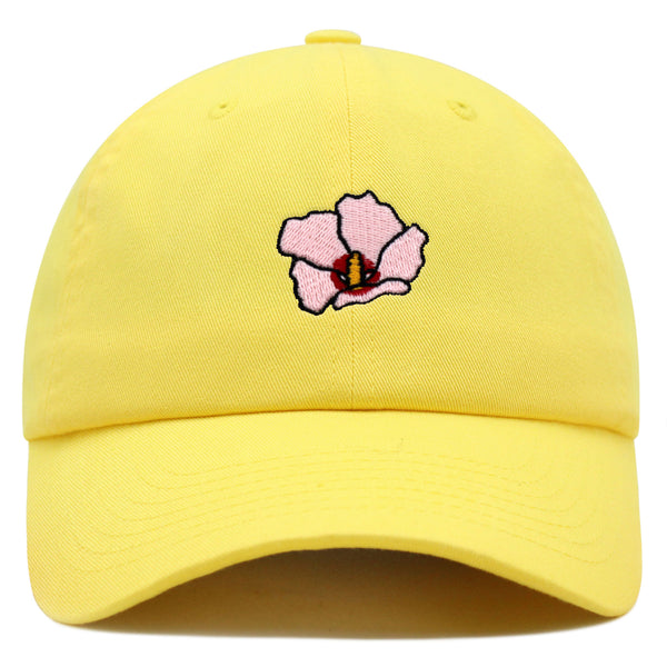 Rose of Sharon Premium Dad Hat Embroidered Baseball Cap Hibiscus Hawaii