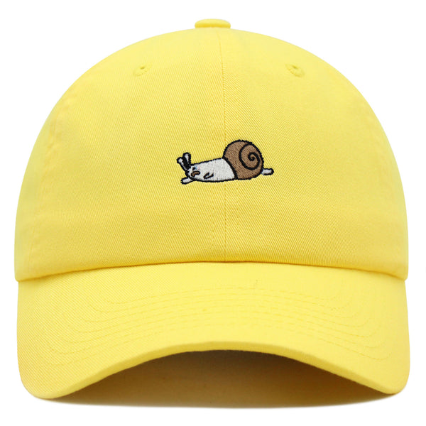 Sleepy Snail Premium Dad Hat Embroidered Baseball Cap Mud Cute