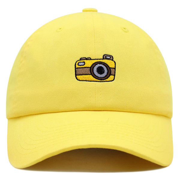 Camera Premium Dad Hat Embroidered Baseball Cap Digital Film