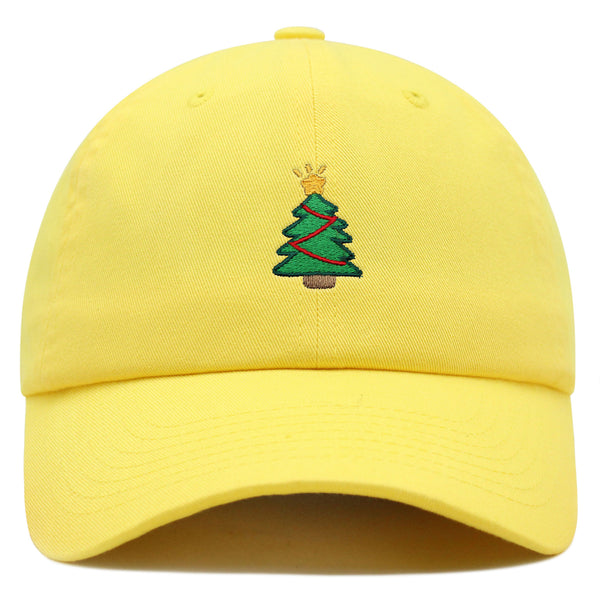 Christmas Tree Premium Dad Hat Embroidered Baseball Cap Holiday Santa