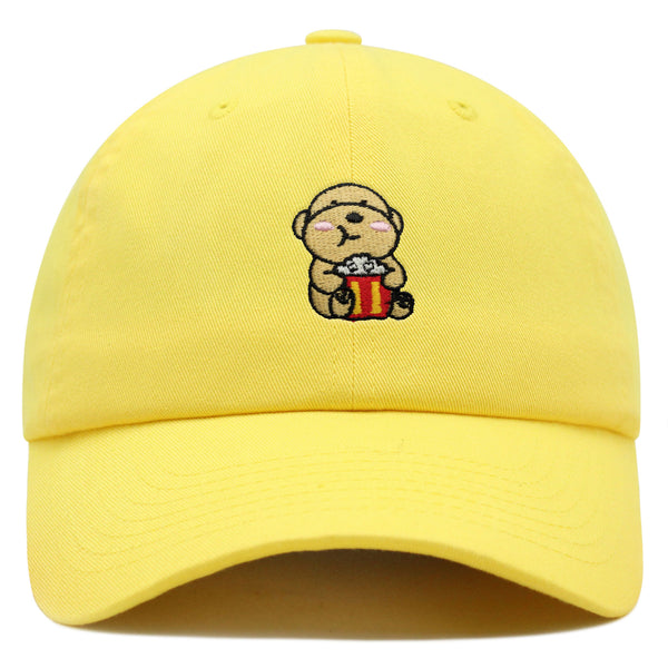 Popcorn Dog Premium Dad Hat Embroidered Baseball Cap Puppy Poodle