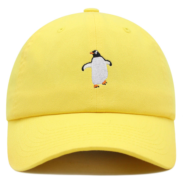 Dancing Penguin Premium Dad Hat Embroidered Baseball Cap Winter