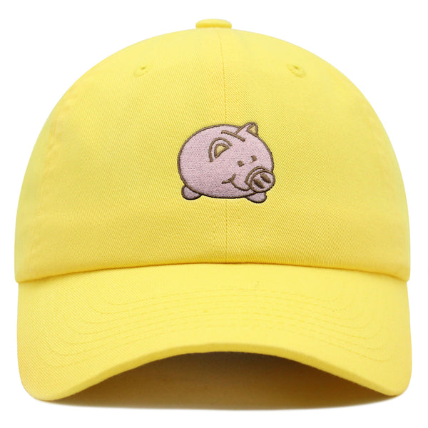 Piggy Bank Premium Dad Hat Embroidered Baseball Cap Coin