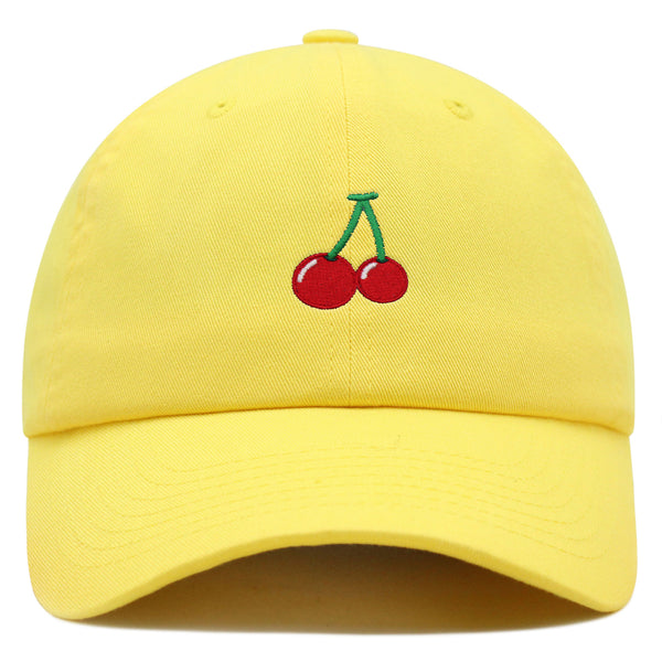 Cherry Premium Dad Hat Embroidered Baseball Cap Fruit Foodie