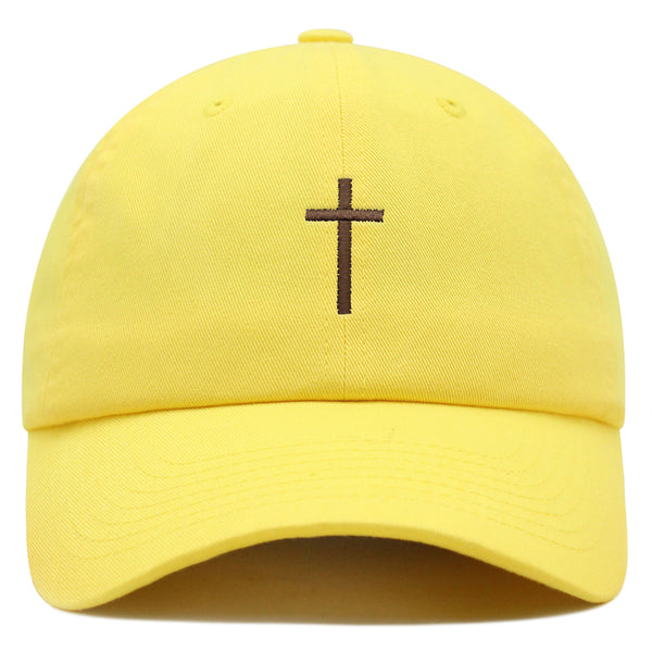 Cross Premium Dad Hat Embroidered Baseball Cap Christian Jesus