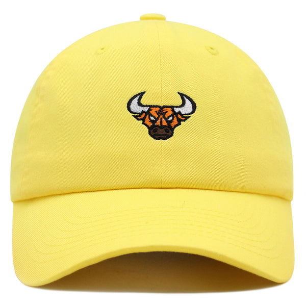 Bulls Premium Dad Hat Embroidered Baseball Cap Animal Basketball