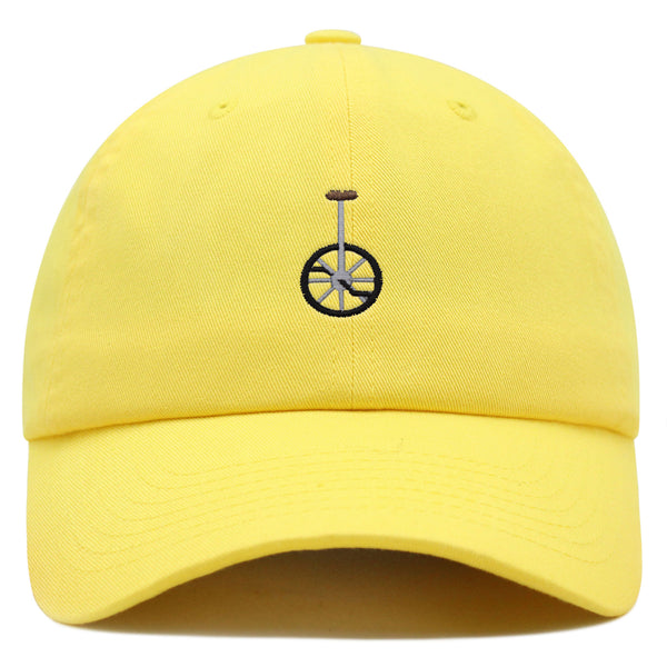 Unicycle Premium Dad Hat Embroidered Baseball Cap Circus Bicycle