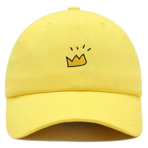 Crown Premium Dad Hat Embroidered Baseball Cap Cute