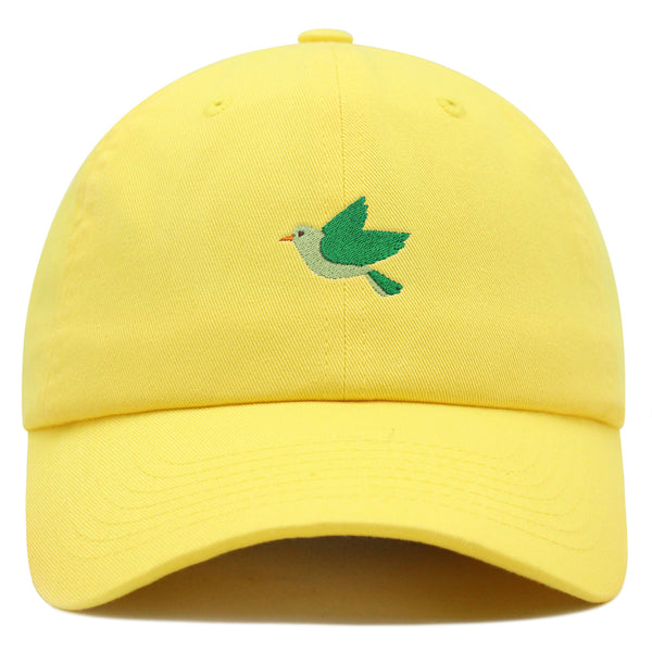 Bird  Premium Dad Hat Embroidered Baseball Cap Green