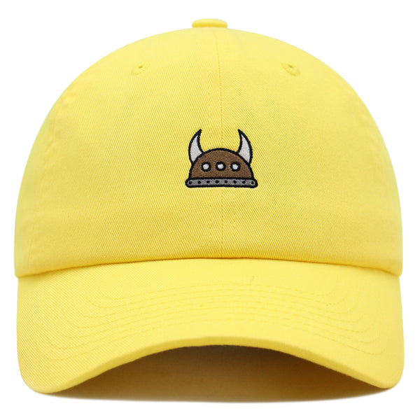 Horned Viking Helmet  Premium Dad Hat Embroidered Baseball Cap Cartoon