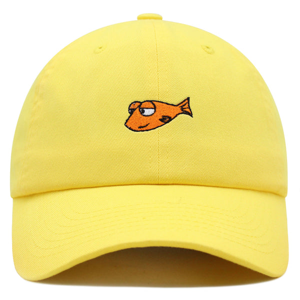 Funny Fish Premium Dad Hat Embroidered Baseball Cap Jokes Memes