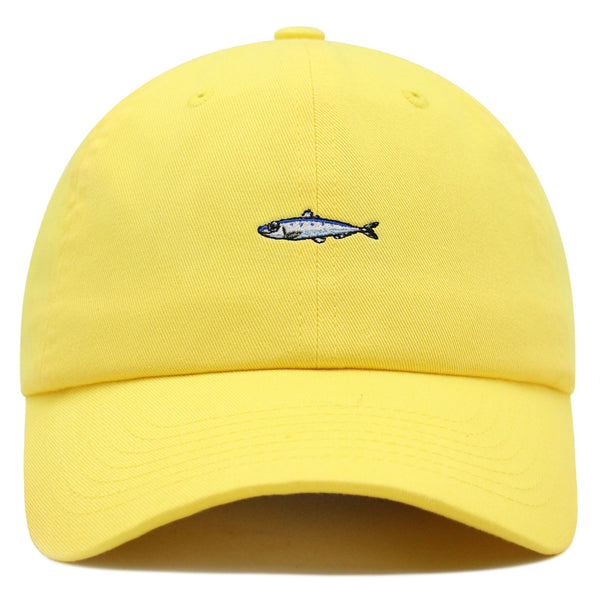 Sardines Premium Dad Hat Embroidered Baseball Cap Bait Fishing