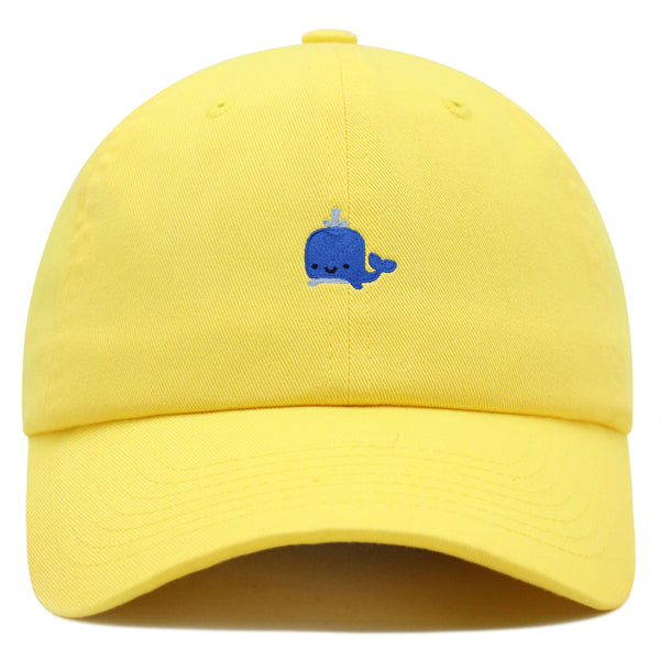 Party Whale  Premium Dad Hat Embroidered Baseball Cap Cute