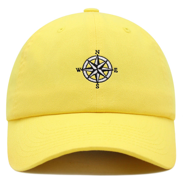 Compass Premium Dad Hat Embroidered Baseball Cap Adventure