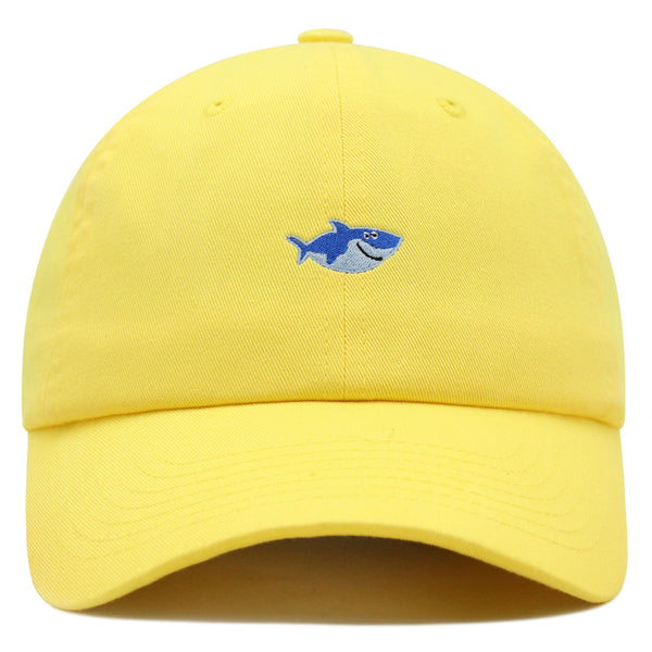 Cute Shark Premium Dad Hat Embroidered Baseball Cap Ocean Father