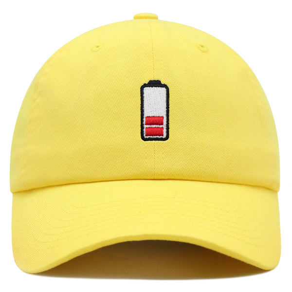 Low Battery Premium Dad Hat Embroidered Baseball Cap Phone