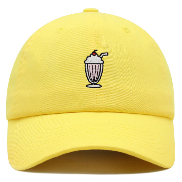 Milkshake Premium Dad Hat Embroidered Baseball Cap Foodie