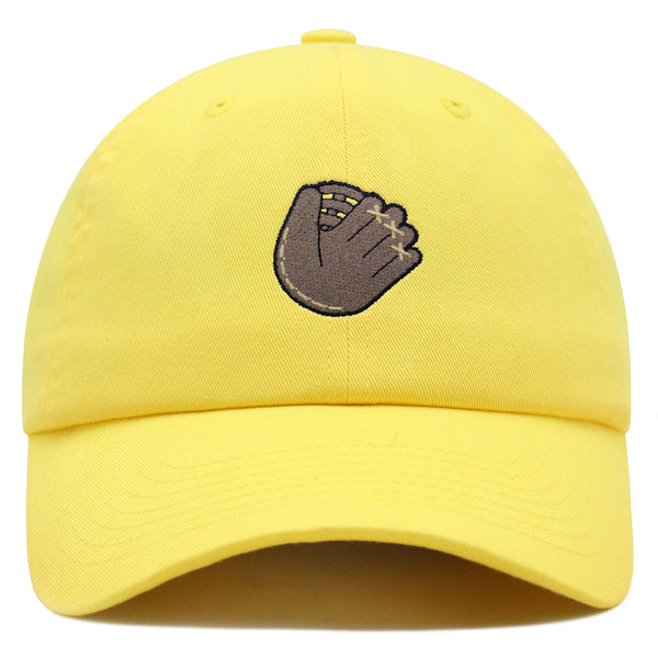 Baseball Glove Premium Dad Hat Embroidered Baseball Cap Sport