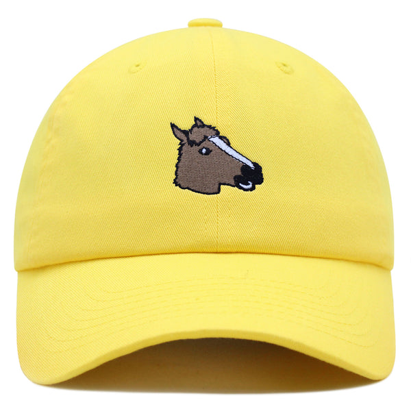 Horse Mask  Premium Dad Hat Embroidered Baseball Cap Costume