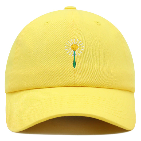 Dandelion Premium Dad Hat Embroidered Baseball Cap Flower