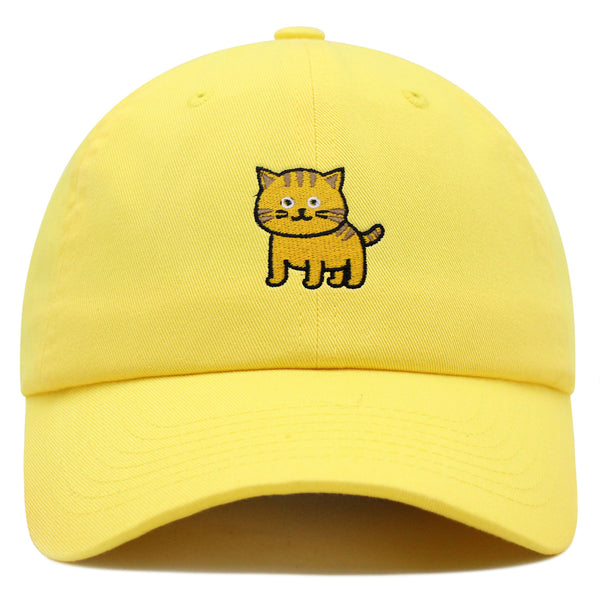 Cat Premium Dad Hat Embroidered Baseball Cap Cute