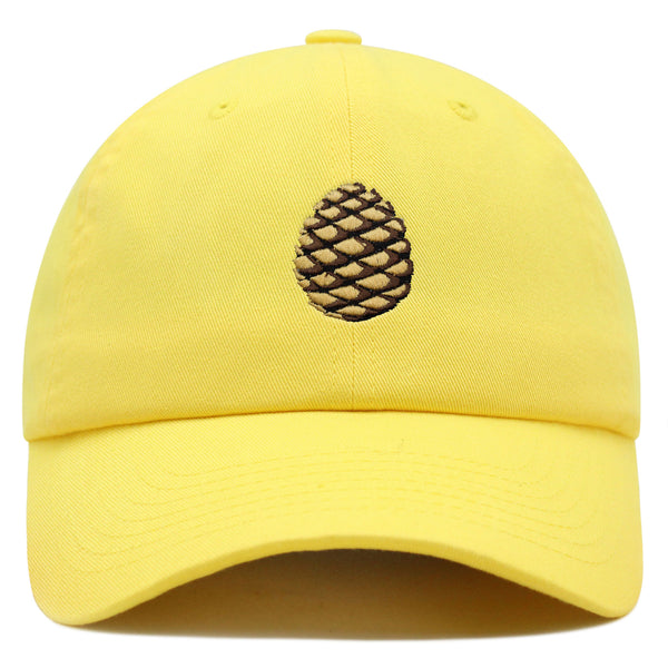 Pinecone Premium Dad Hat Embroidered Baseball Cap Pine Tree