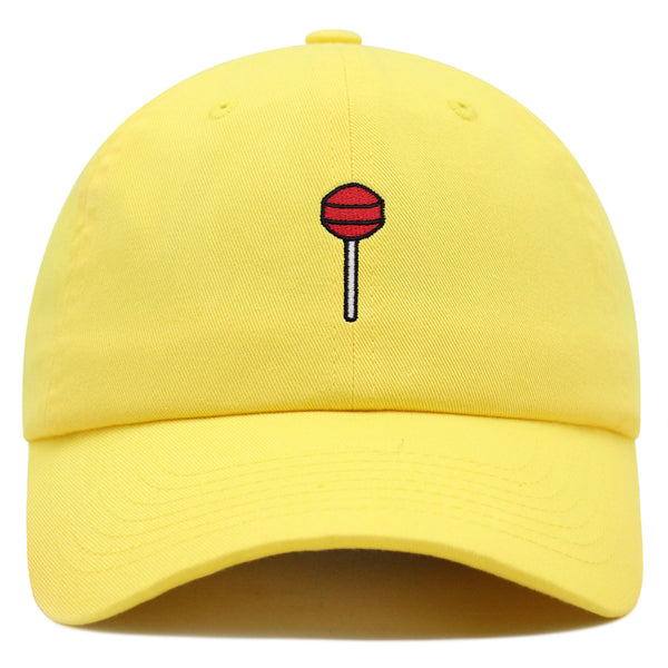 Lollipop Premium Dad Hat Embroidered Baseball Cap Foodie