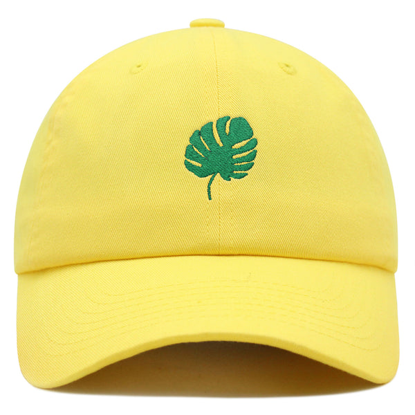 Tropical Palm Leaf Premium Dad Hat Embroidered Cotton Baseball Cap Tree