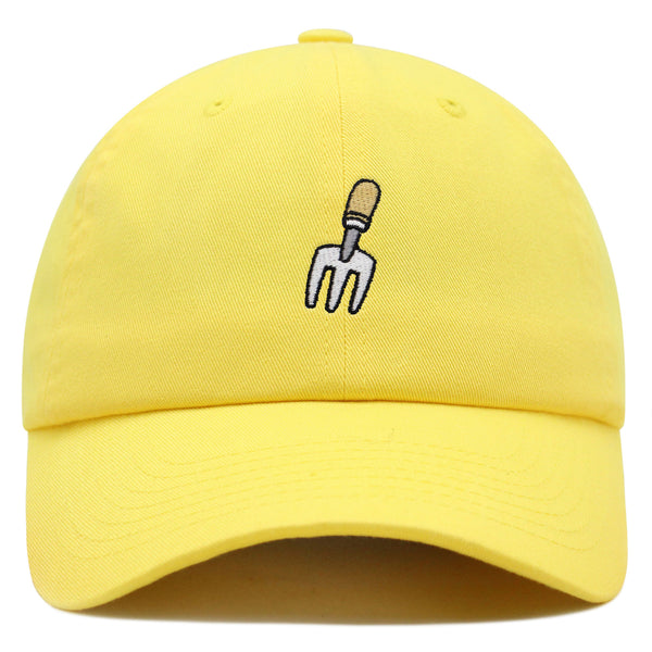 Plant Fork Premium Dad Hat Embroidered Baseball Cap Tool