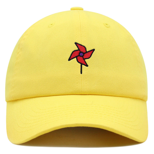 Pinwheel Premium Dad Hat Embroidered Baseball Cap Toy