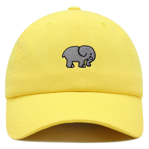 Elephant Premium Dad Hat Embroidered Baseball Cap Cute