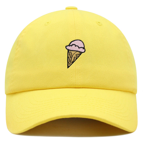 Ice Cream Premium Dad Hat Embroidered Baseball Cap Foodie