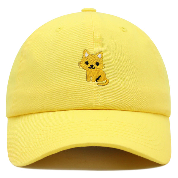 Cat Premium Dad Hat Embroidered Baseball Cap Cute